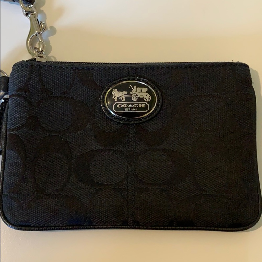 Coach small wristlet